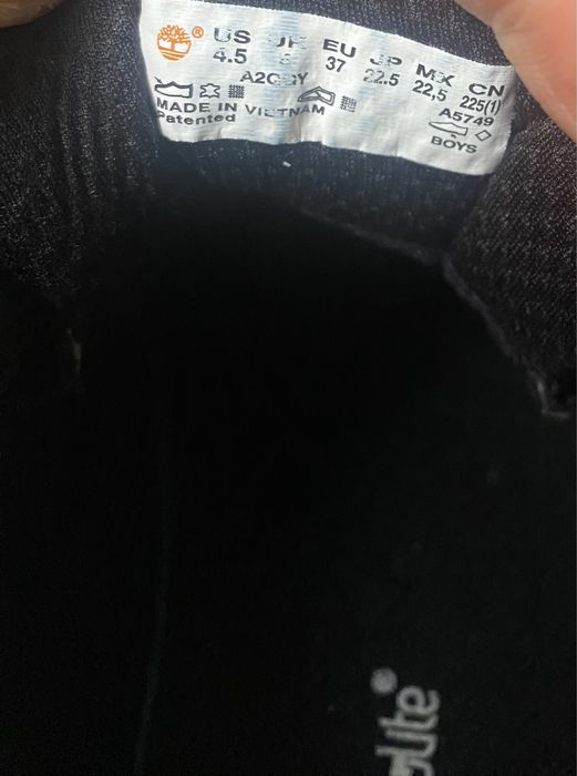 Sapatilhas Timberland originais para rapaz, tam. 37