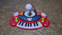 Pianino / keybord z mikrofonem dla dzieci