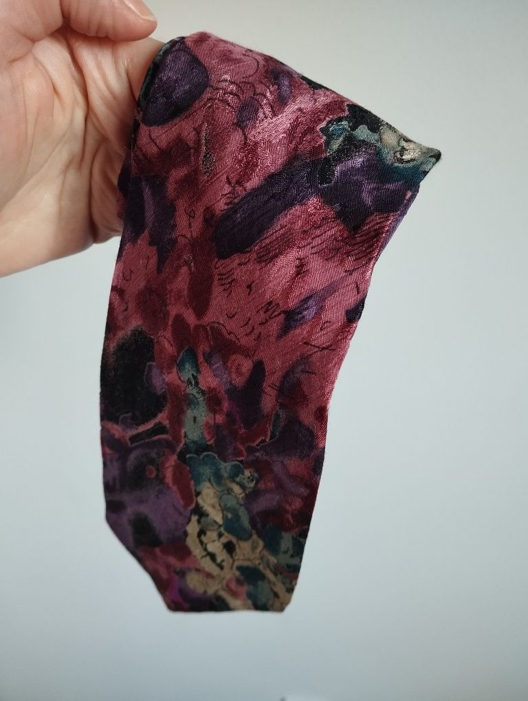 Krawat z wiskozy 100% wiskoza, 9cm, kolorowy, New Fast