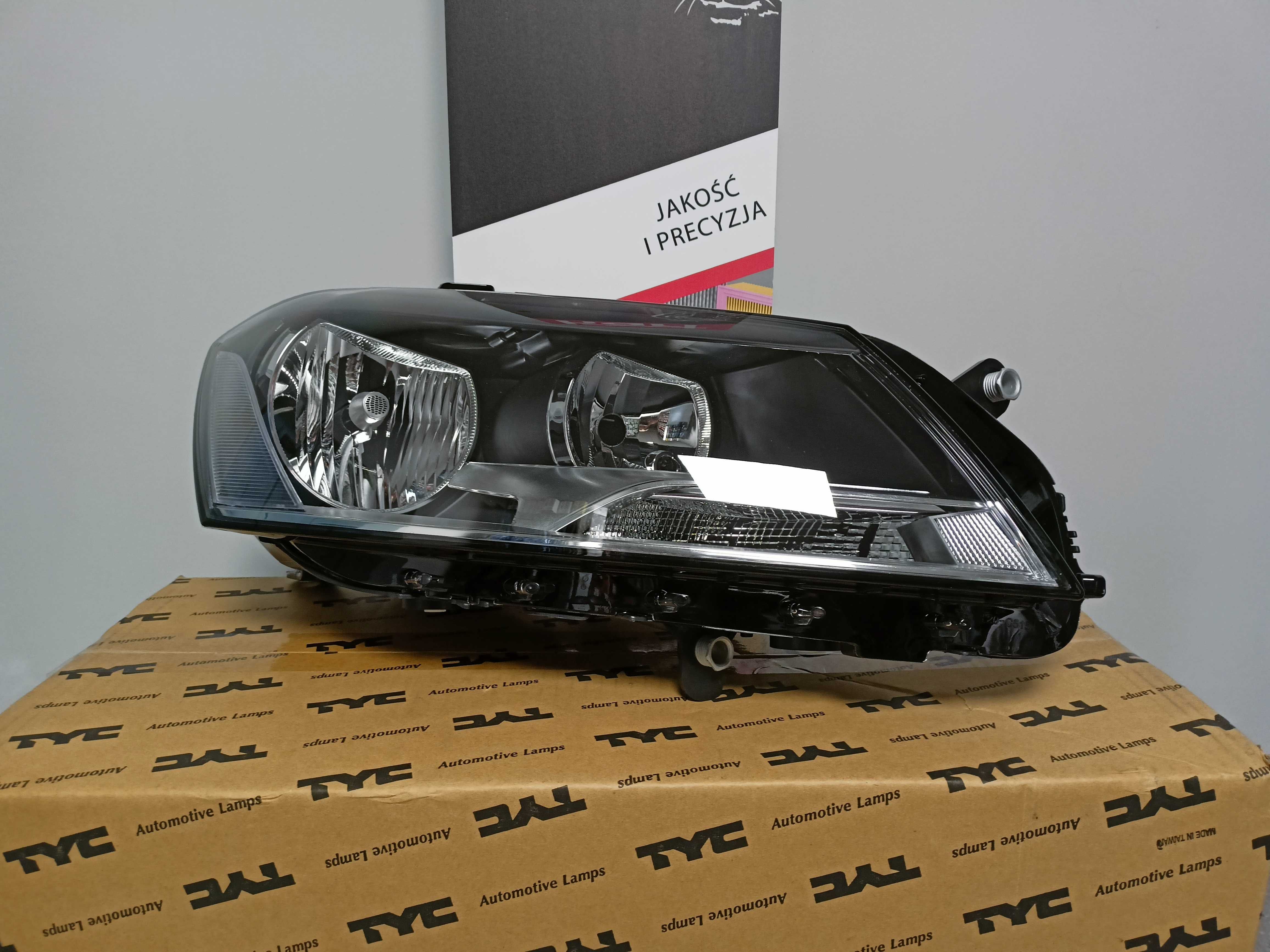 VW Passat B7 10- Lampa/Reflektor przód prawy /H7+H7