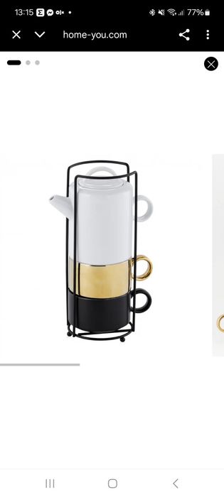 Czajniczek z 2 filiżankami Home & you