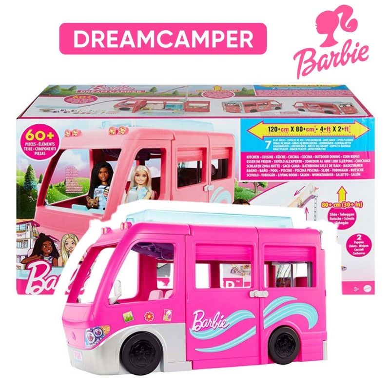 Camper Barbie Кемпер барбі мрії фургон трейлер з водною гіркою HCD46