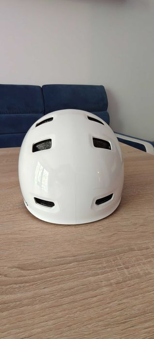 Kask ochronny OXELO MF500 XS (48-52 cm) – biały, stan bardzo dobry
