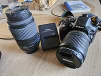 Nikon D5200+ dwa obiektywy
