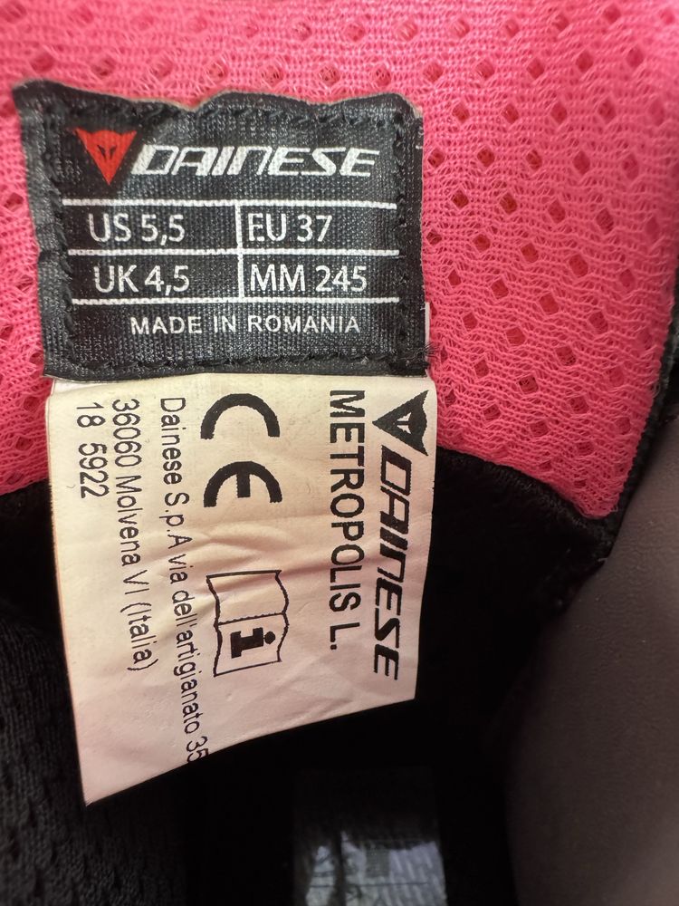 Buty motocyklowe damskie Dainese Metropolis Lady roz. 37