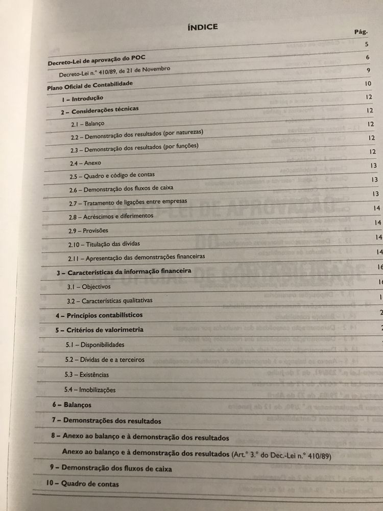 Plano Oficial de Contabilidade