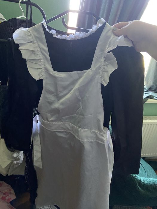 костюм покоївки на липучках