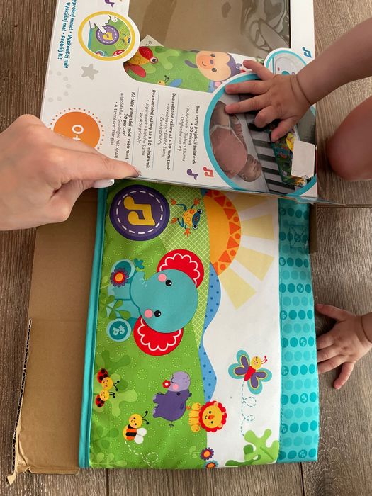 Коврик на ліжечко,Білий шум/ Ігрова панель для дитячого ліжка