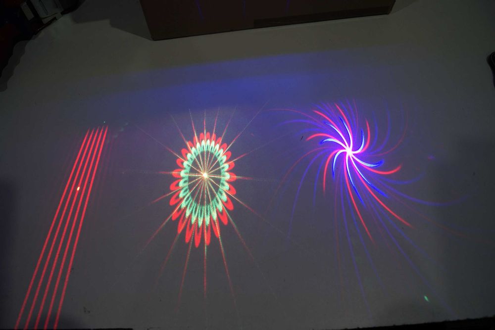 Światło dyskotekowe DMX 13 soczewek LED oświetlenie RGB Jagdag DQ-R40