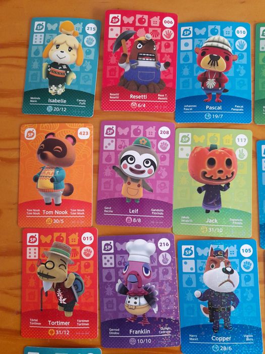Cartas Amiibo Animal Crossing