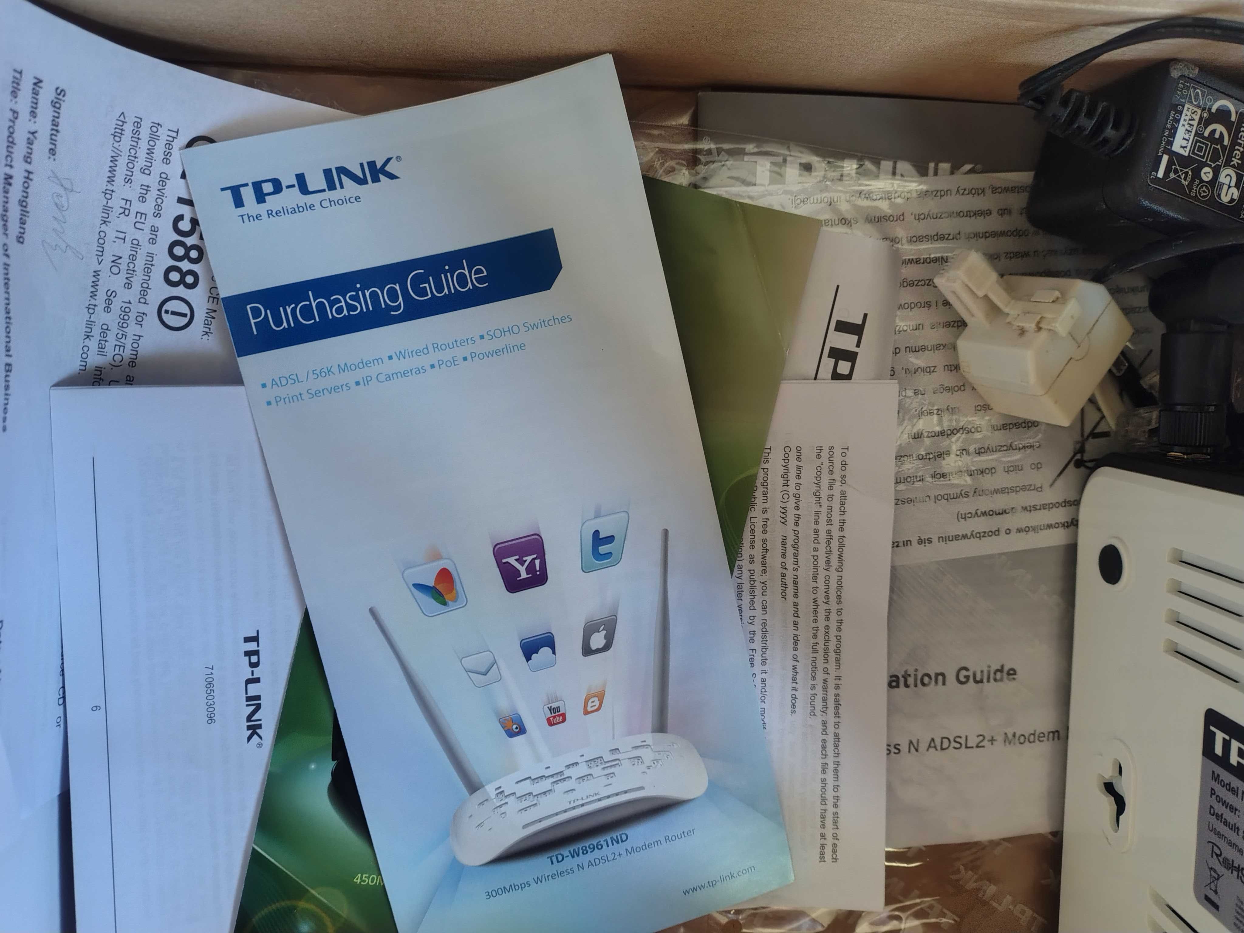 Modem Ruter TP-LINK ADSL2/2+