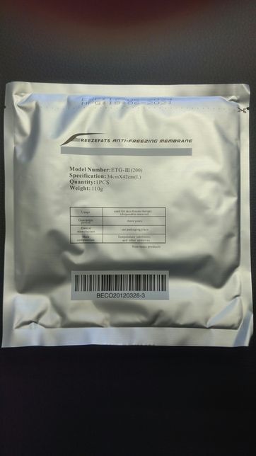 Защитная мембрана для процедуры криолиполиза 110 грамм lpg 34*44