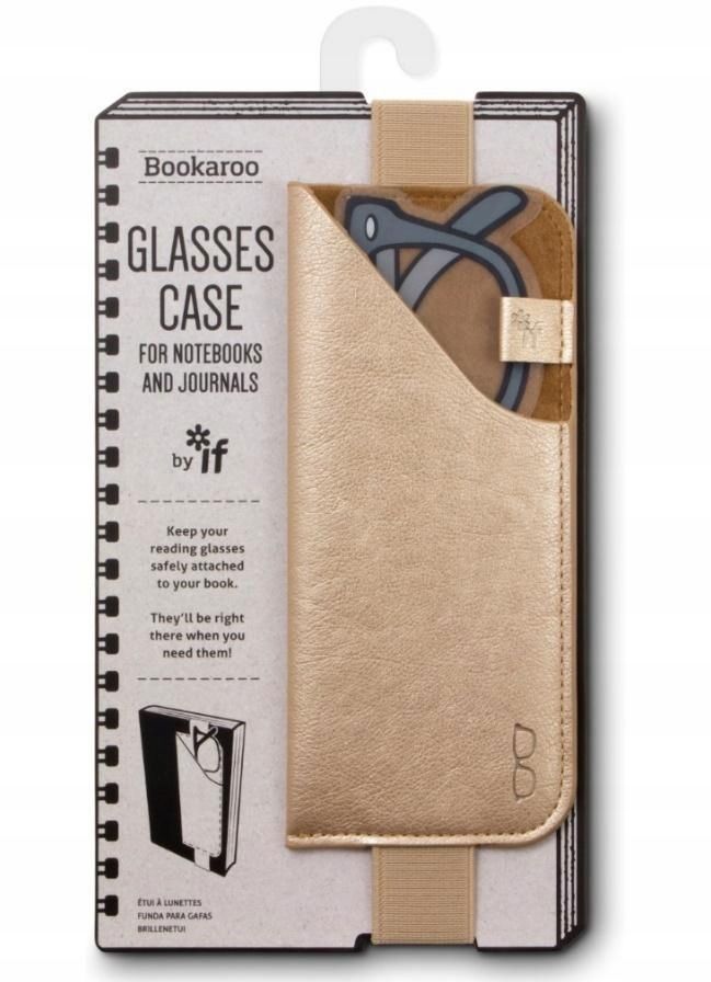 Bookaroo Glasses Case Uchwyt Na Okulary Złoty, If