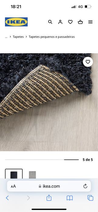 Tapete ikea novo