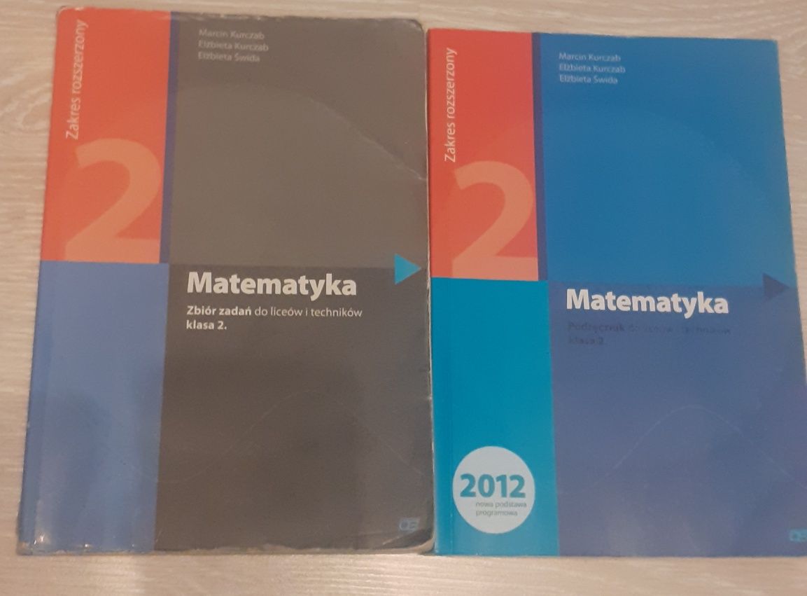 Podręczniki i zbiory zadań do matematyki