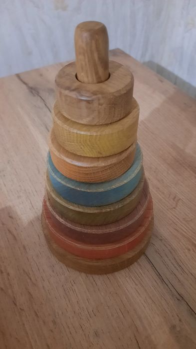 Еко пірамідка дитяча із дерева