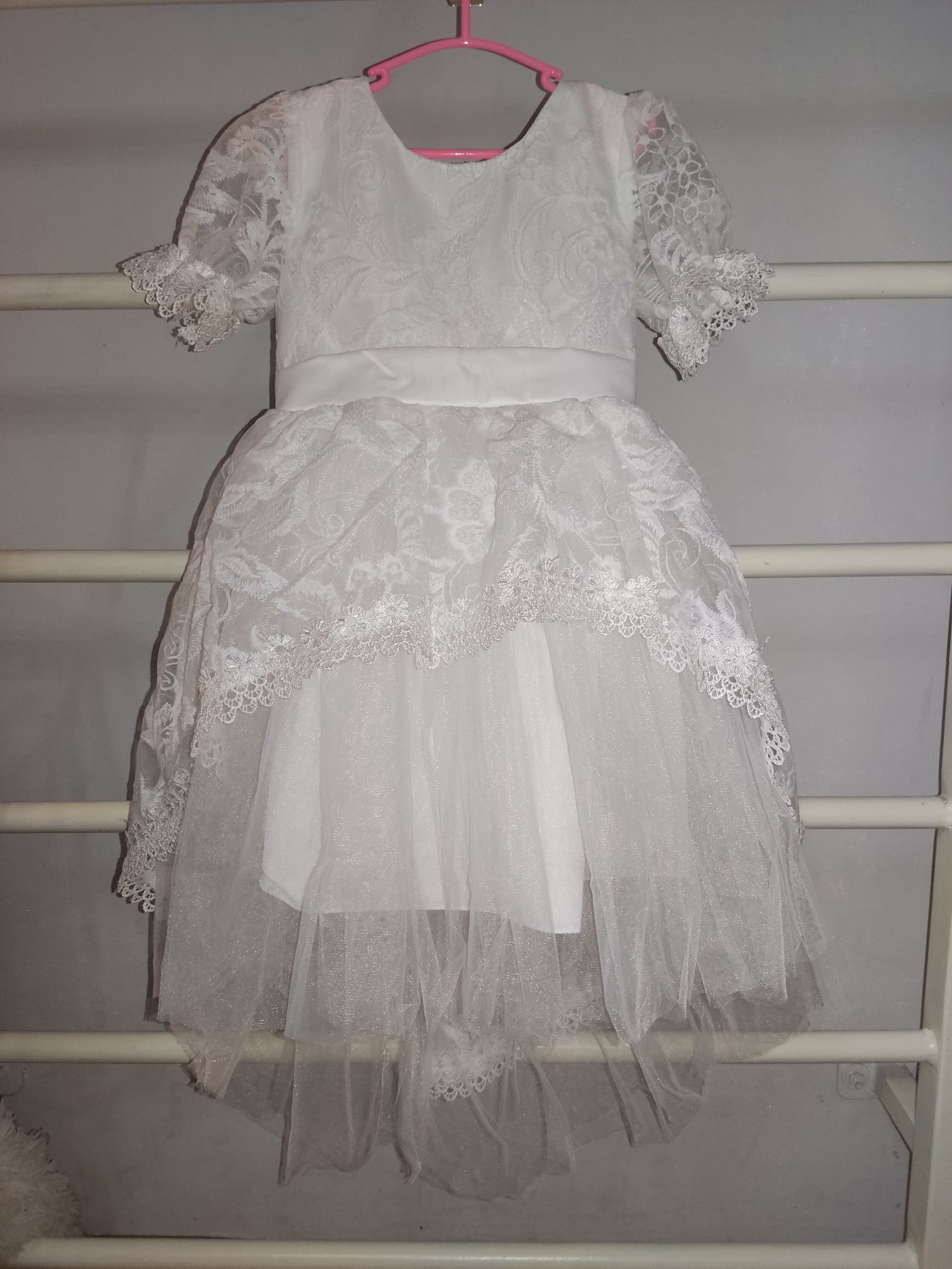 Suknia balowa okolicznościowa sukienka biała