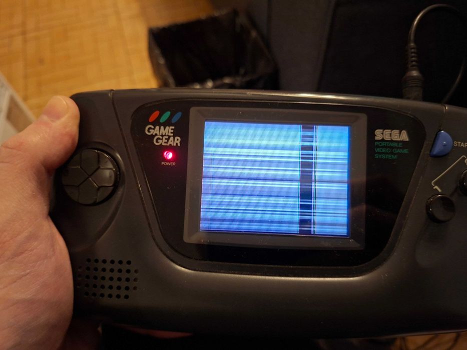Consola Portátil Sega Game Gear + Transformador + Sonic 2 *Ler Descri*