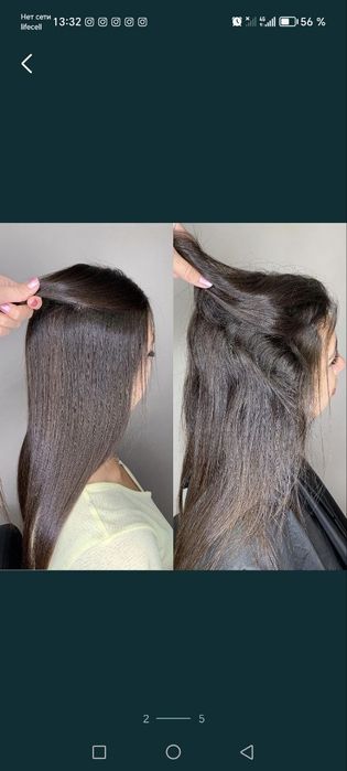 Кератин Ботокс полировка волос Буст-ап