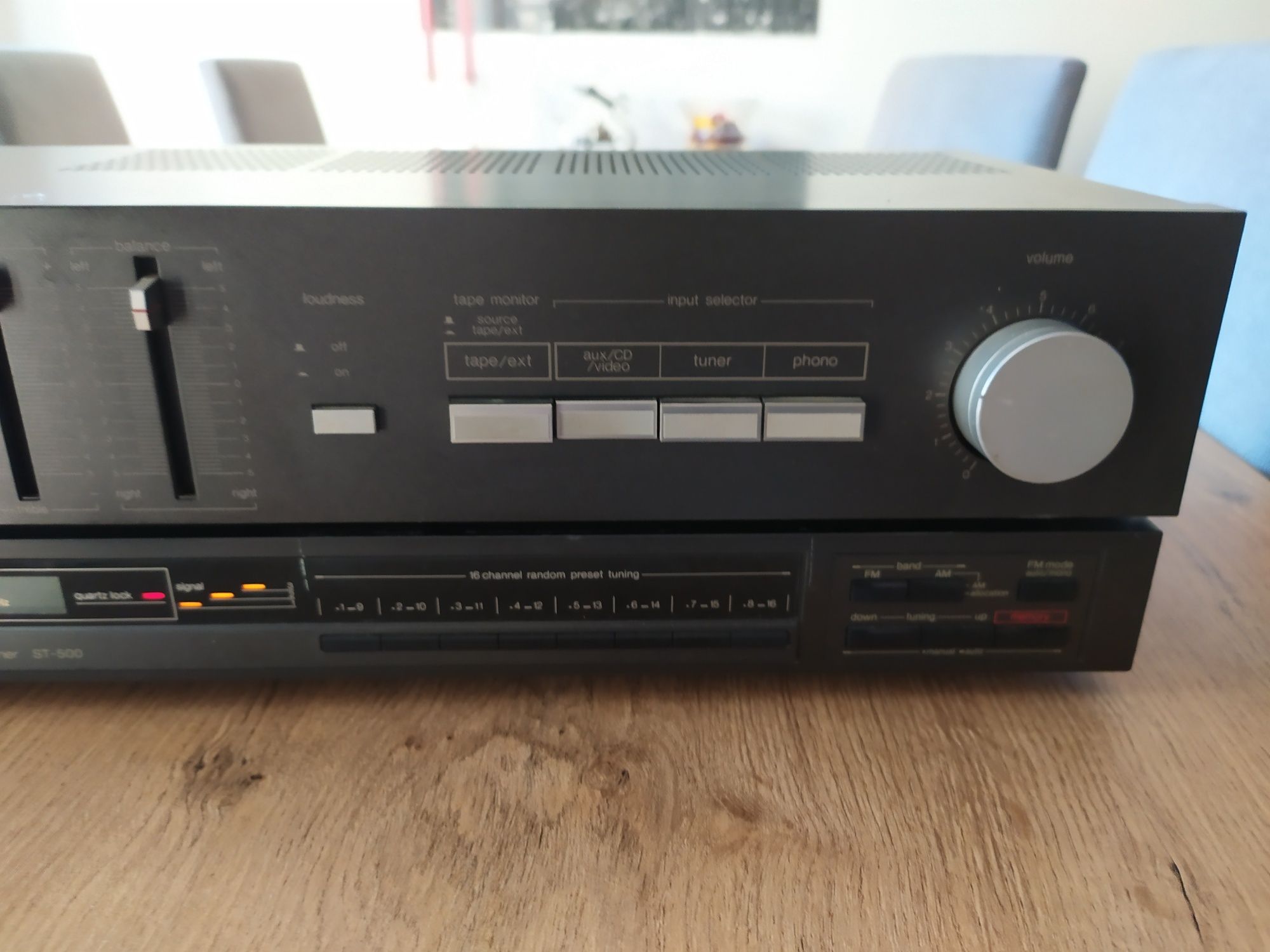 Zestaw Technics wzmacniacz SU-Z15+tuner ST 500 Japan