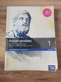 Podręcznik do Języka Polskiego "Ponad słowami" klasa 1, 2 ,3