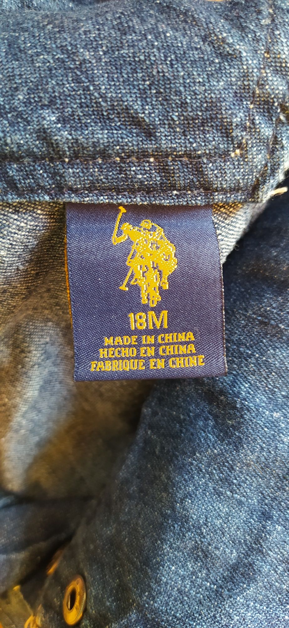 Ogrodniczki jeansowe dziecięce Polo Ralph Lauren