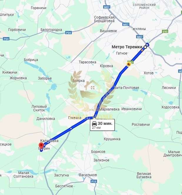 Продаж 1 поверхового будинку с.Багрин м.Теремки