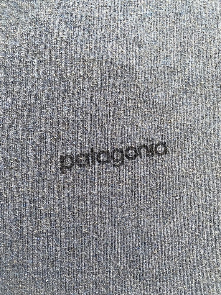 Футболка Patagonia big logo мужская оригинал