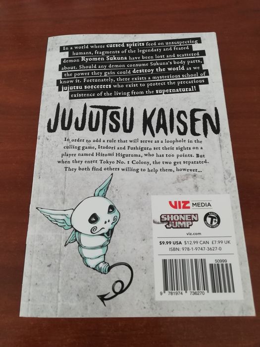 Jujutsu Kaisen Manga Inglês Volumes 3, 19 e 20