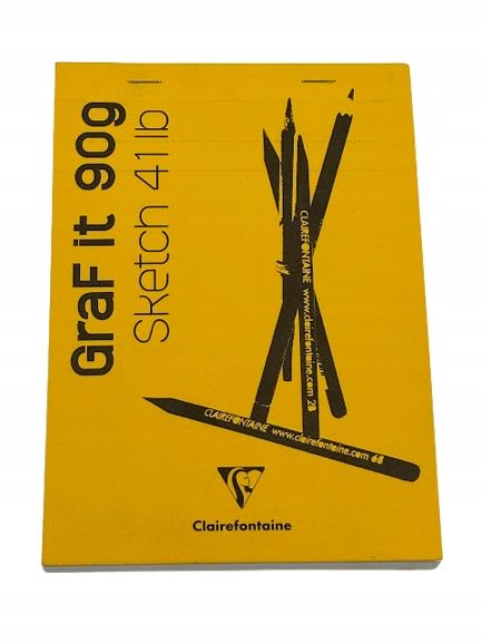szkicownik clirefontaine graf it 90g sketch 41lb 160kartek 14,8x21cm