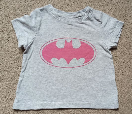 Koszulka T-Shirt Batman różowy 68 h&m