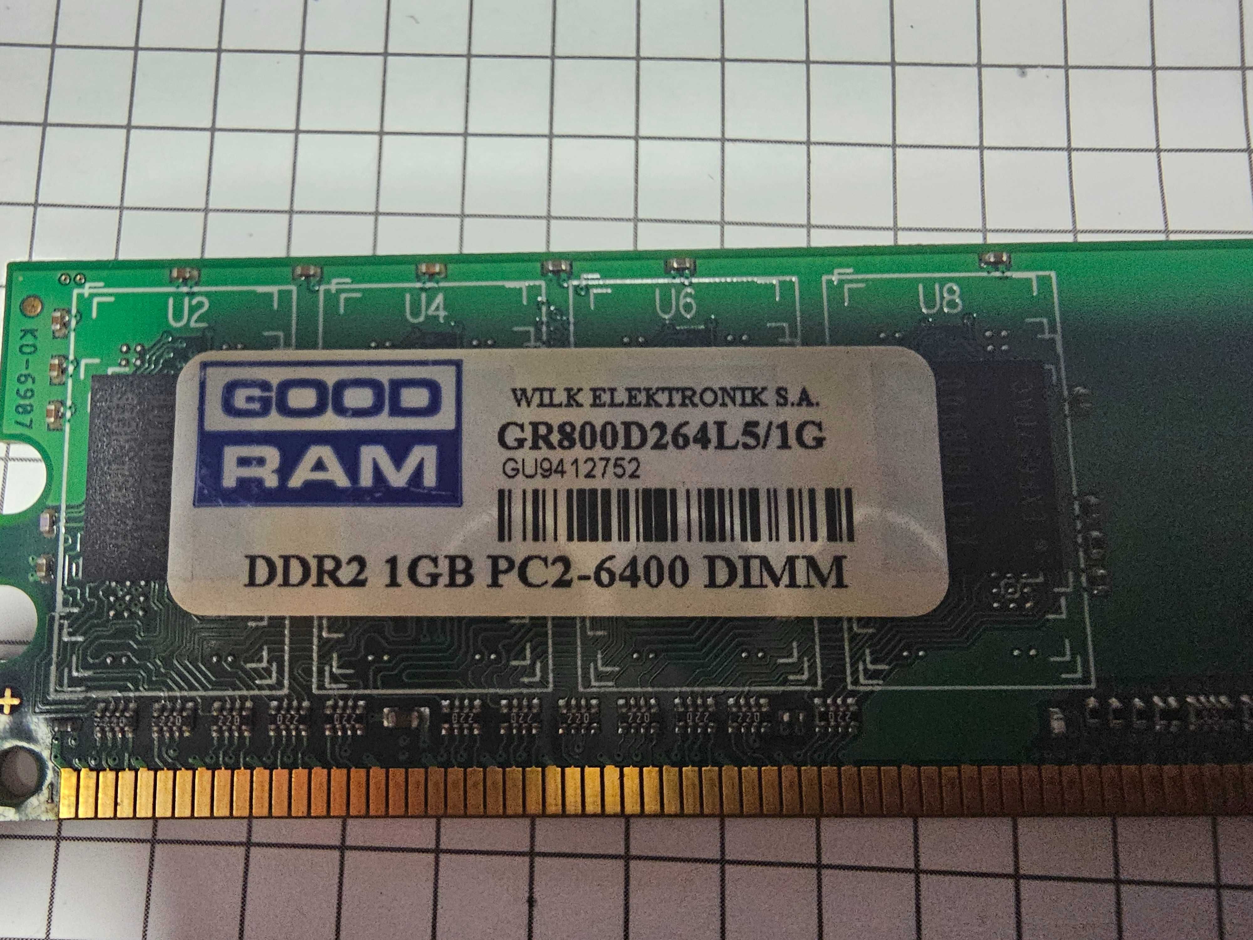 Pamięć GoodRam DDR2, 1 GB, 800MHz, CL5 (GR800D264L5/1G)