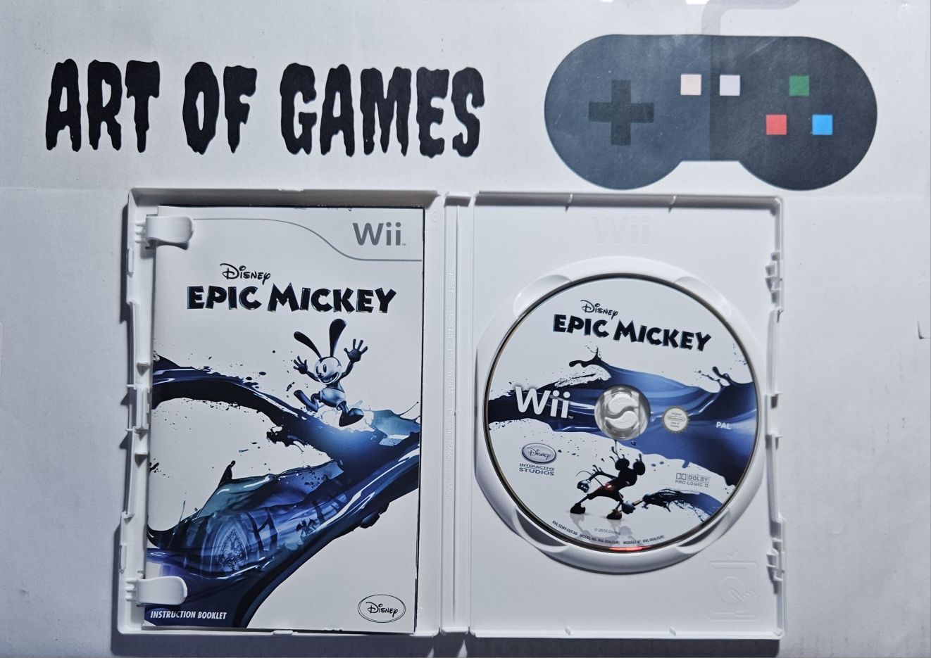 Gra Epic Mickey Nintendo Wii Komplet 3xA BDB