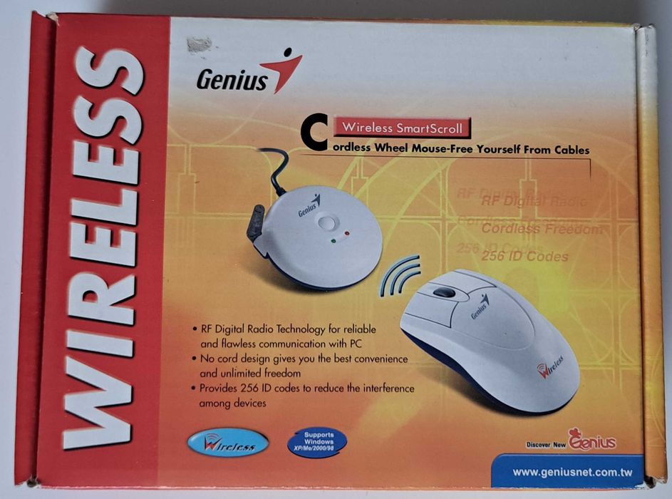 Genius Wireless SmartScroll Retro Mysz PS2 unikata stan idealn sprawna