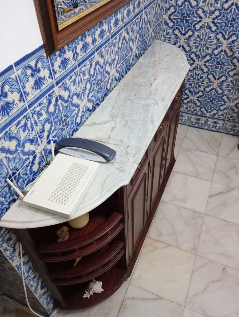 Conjunto Cómoda e Espelho