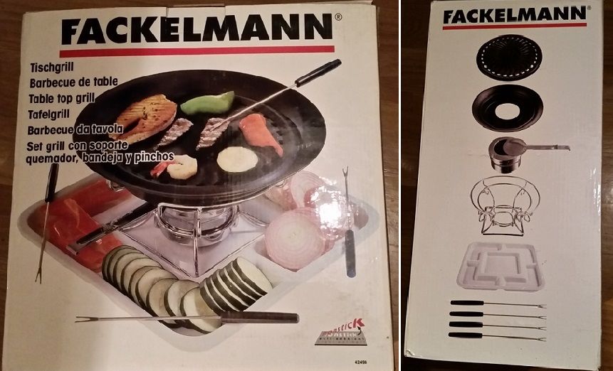 Gril stolowy niemieckiej firmy Fackelmann
