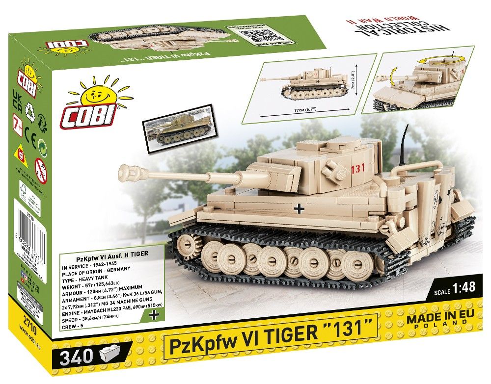 COBI 2710 Czołg PzKpfw VI Tiger 131