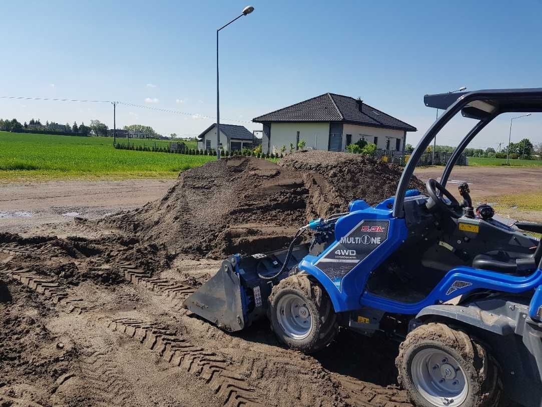 Prace ziemne,ładowarka,niwelacja  terenu, rozwóz ziemi,wykopy liniowe