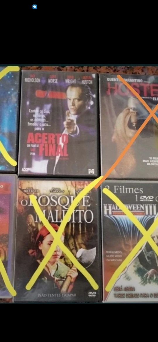 Lote DVDs diferentes géneros cinematográficos