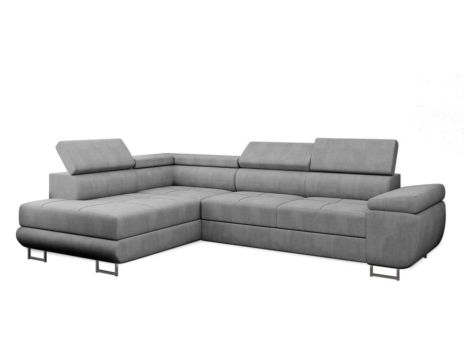 Narożnik Sofa Anton L funkcja spania delfin Cosmic 3 sprezyna falista