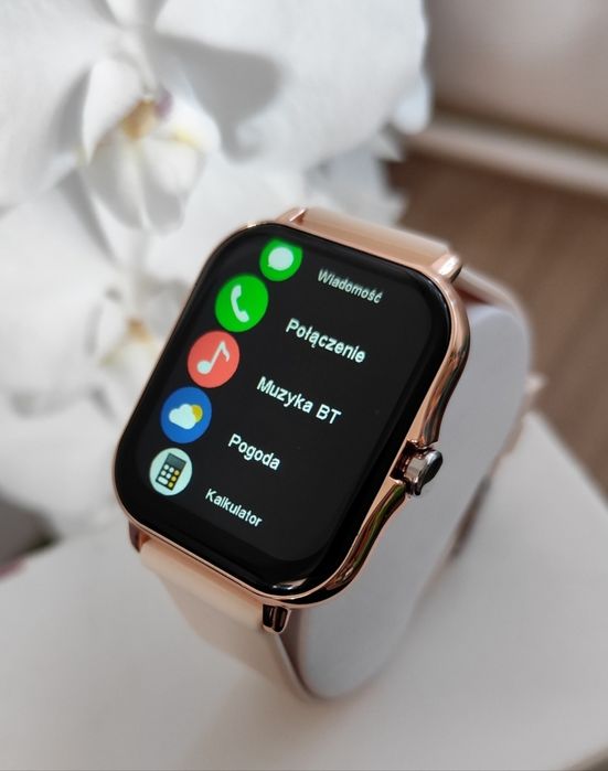 Nowy,Złoty,Damski Smartwatch Zegarek