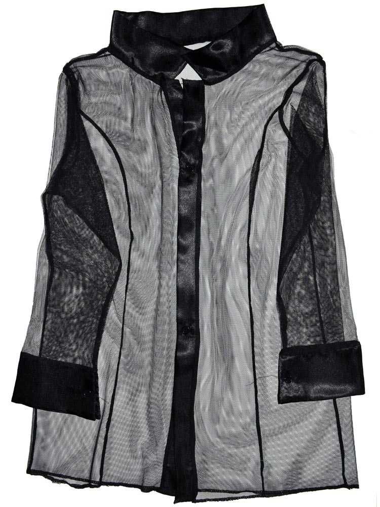 Сексуальная прозрачная блузка, эротическая рубашка-халат, фотосессия