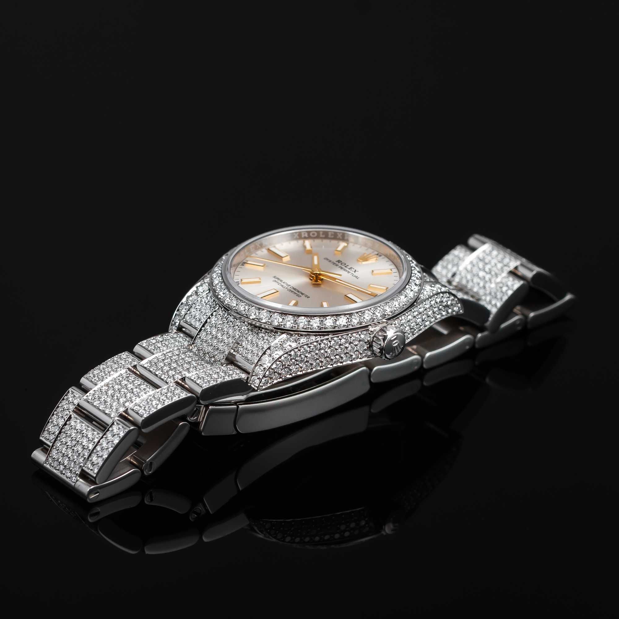 Rolex Oyster Perpetual 34mm - diamentowy ICED