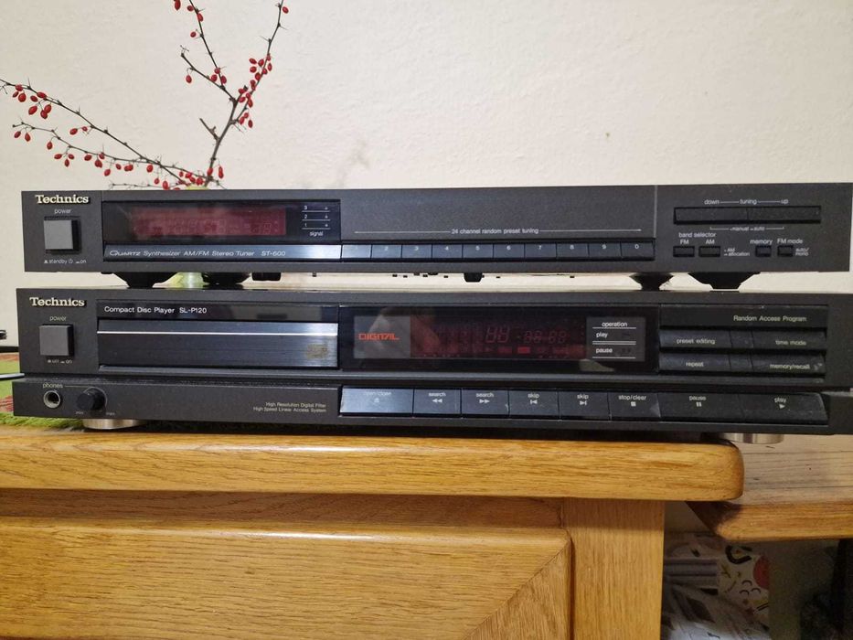 Technics SU-500 amplituner_wzmacniacz+ CD - SL-P120+ Tuner ST-600