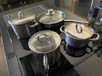 Trem de cozinha indução