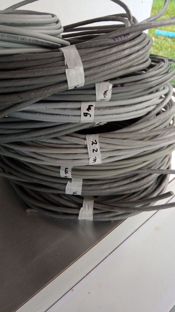 Przewody internetowe/ethernetowy (skrętki) cat 5e i 6A