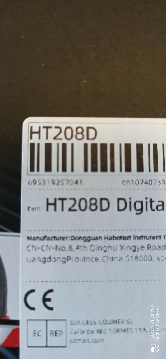 Тестер  Токовые клещи Habotest HT200B