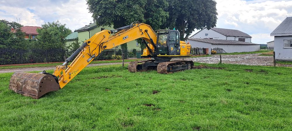 Usługi koparką gąsienicową Kopanie stawów Wykopy Melioracje