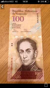 notas de 100 bolívares