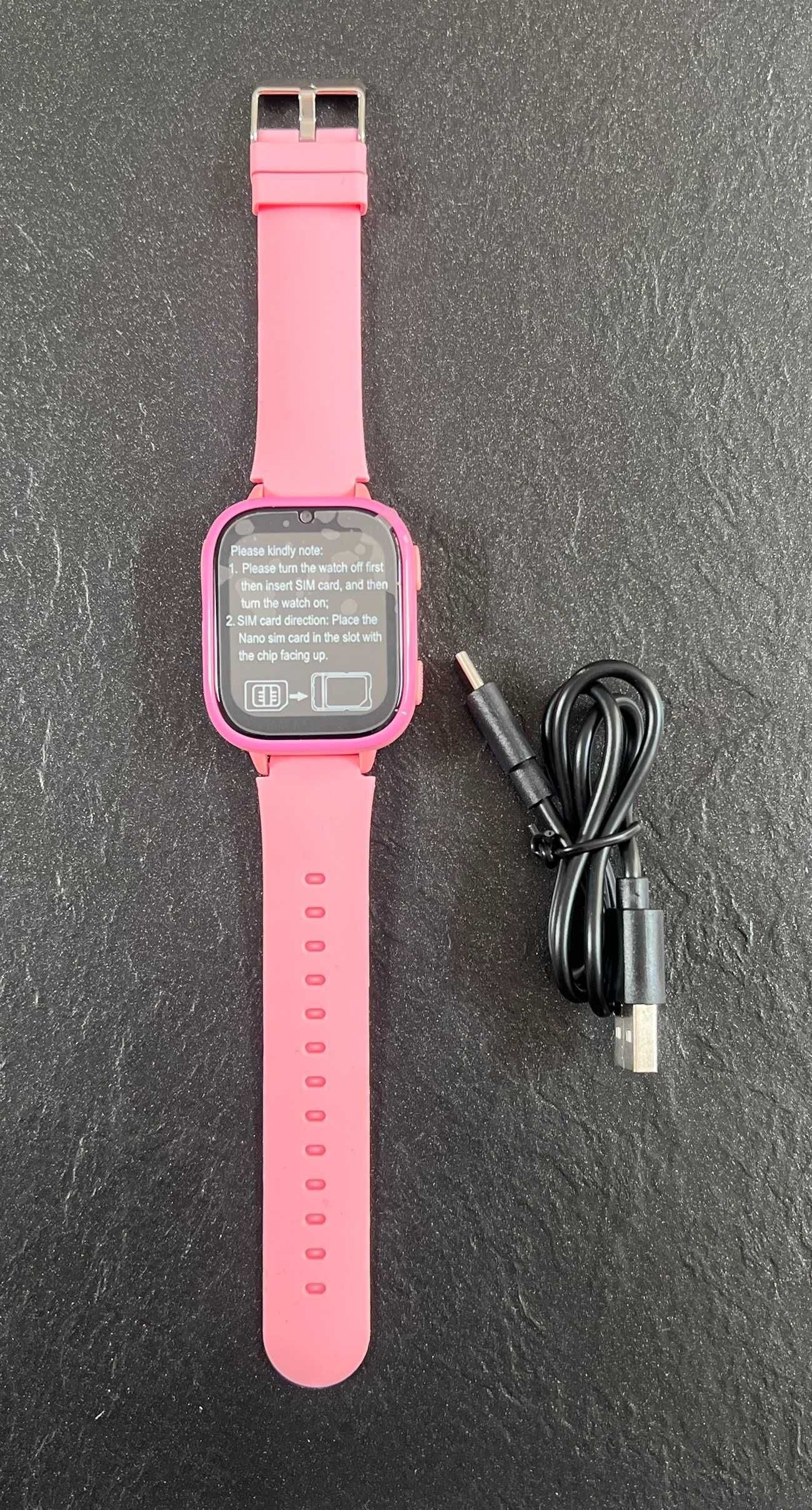 Smartwatch dla dzieci OKYUK Smart Watch różowy